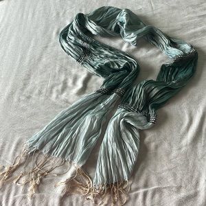 Green scarf